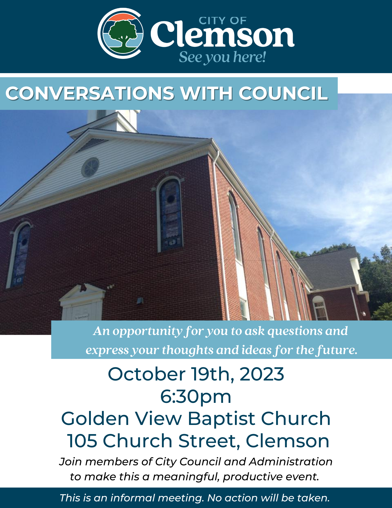 Conversations with Council October 19, 2023